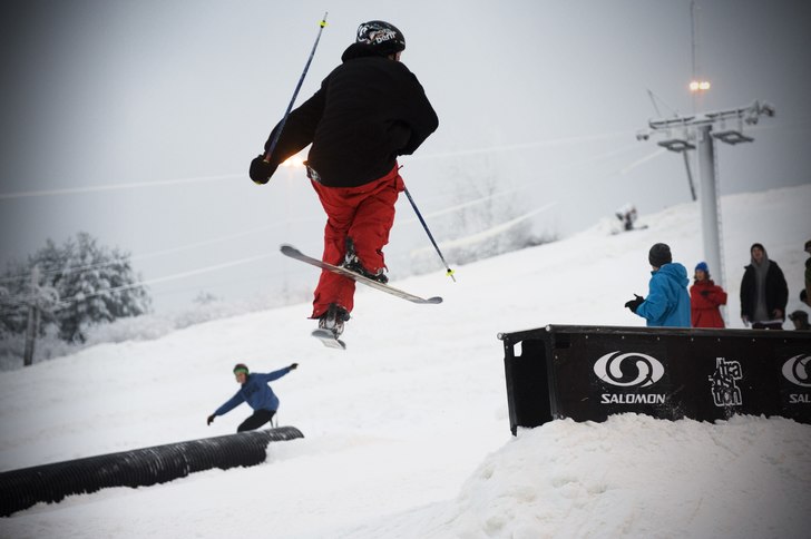 Väsjö Railjam 2010. Foto: Pax Engström Nyström. Åkare: Okänd.