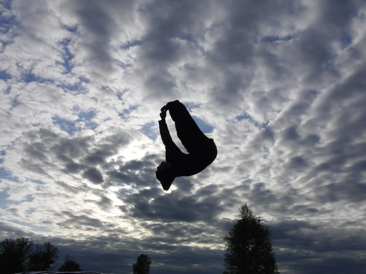 Backflip nosegrab (om man kan kalla det de). Foto: Leavey. Åkare: Manner.
