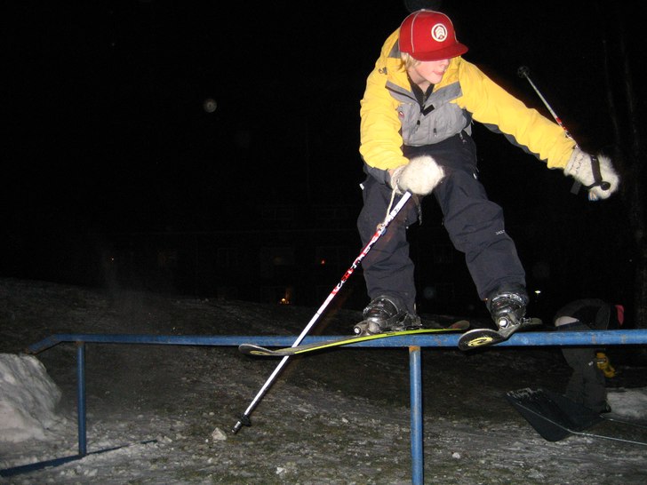 Rail session (:. Foto: Erik Hägg. Åkare: Pelle Yngström.