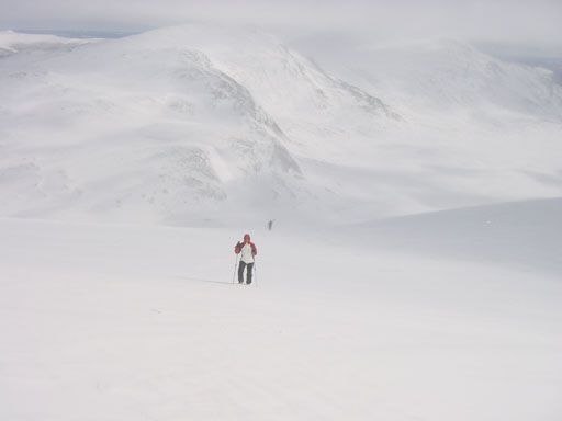 Topptur upp till Grönfjäll. Tuffftväder men Mla. Foto: Magnus Lageson. Åkare: Malin Lageson (Larsson).