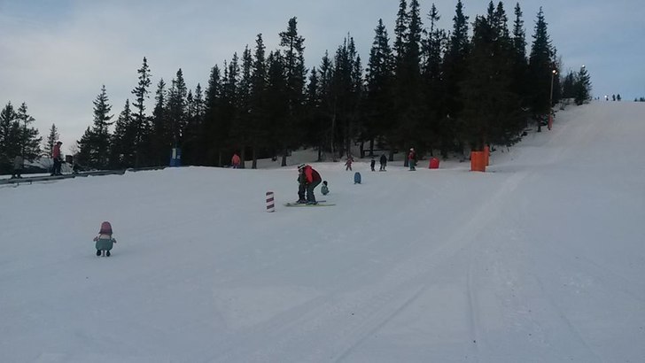 -2 og klart vær!
Fine forhold i bakken og klart v.