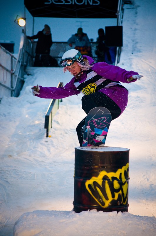 Railsession i Sundsvall. Foto: Sofia Karlström. Åkare: Vet ej.