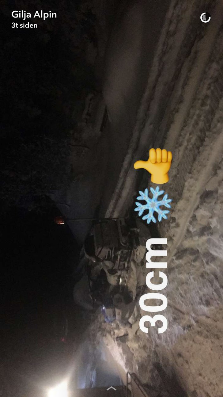 0ver 30cm snø❄????
.
