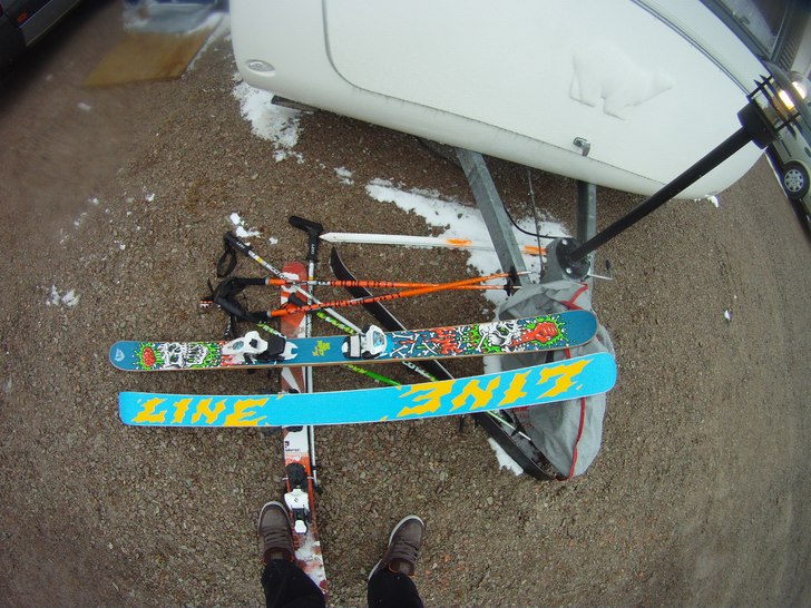 minna skidor. Foto: Filip Eriksson.