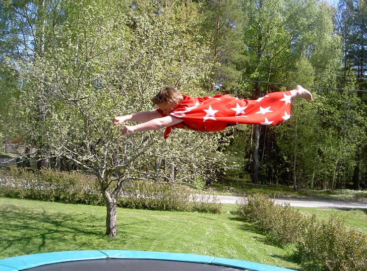 Jag gör en superman !. Foto: antonkeller. Åkare: hampusgranell.