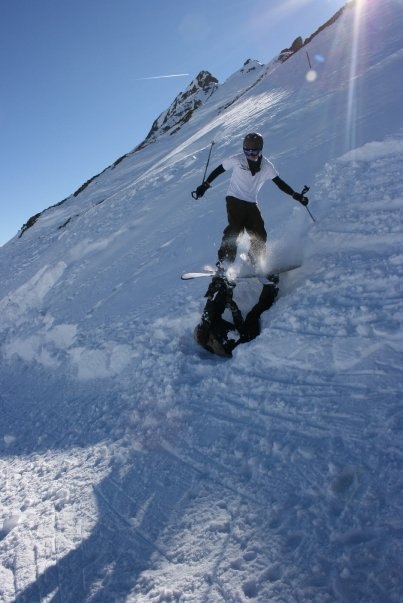 Härlig dag i val d'isere =). Foto: Alexander Eriksson. Åkare: Mathias Dahlström.
