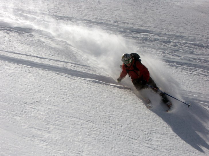 Gustav i lyckodal. Foto: David Rangsjö. Åkare: Gustav Olin.