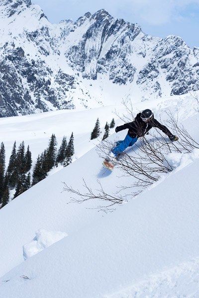 Puder i april... Foto: Anton Hilling. Åkare: Johan Alfvegren.