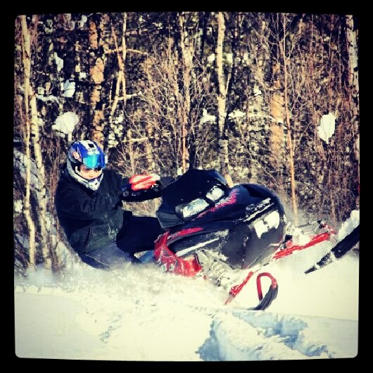 En fin dag. Foto: hampus fjällstedt. Åkare: hampus fjällsdet.