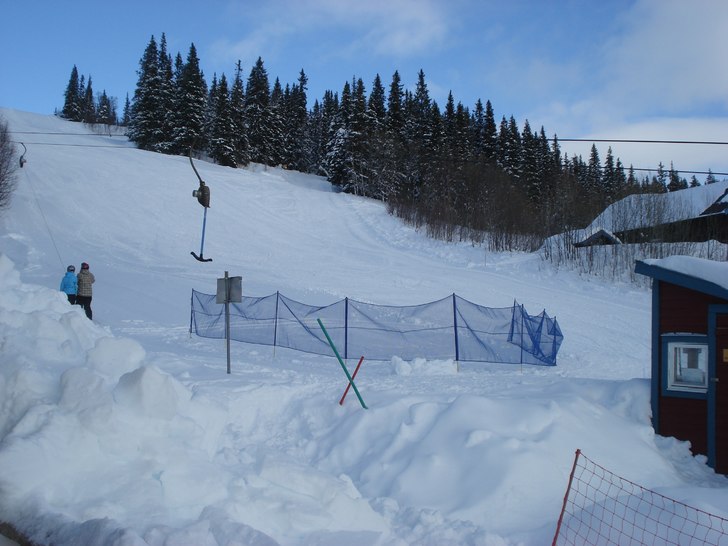 Den fina backen i blåsjön som har många fina dr.