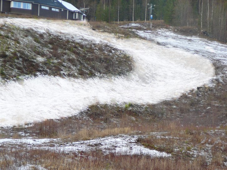 Nya Skicrossbacken design: Tommy Eliasson. Foto: Peter Wallin.