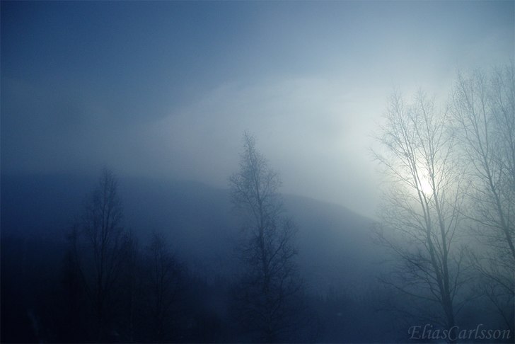 Ett vackert kort. Det är ett vackert berg i oviks. Foto: Elias Carlsson.