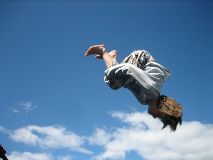 B-flip. Foto: Jakob. Åkare: Jonas.