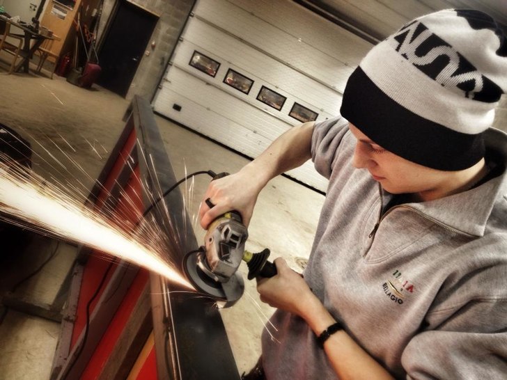 Slipar rail. Foto: Anders Helle.