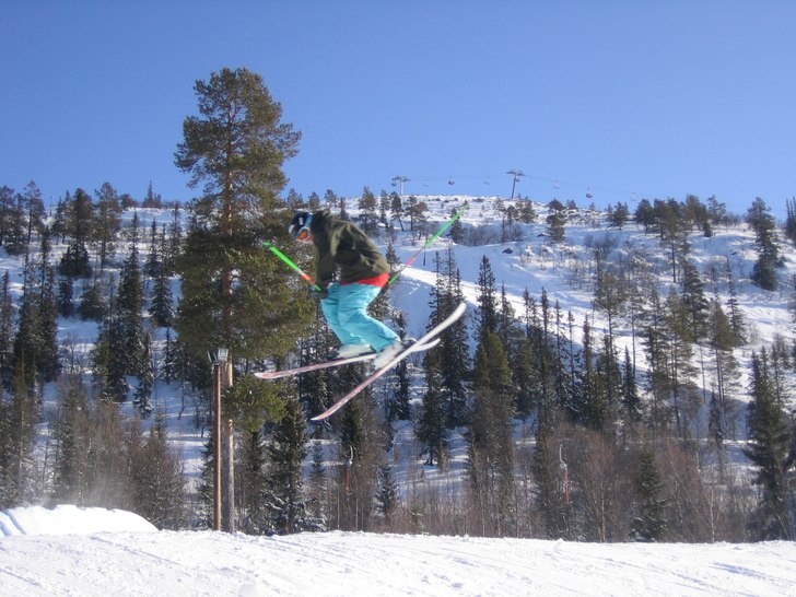 en suddig 360. Foto: pappa. Åkare: anton hartell.