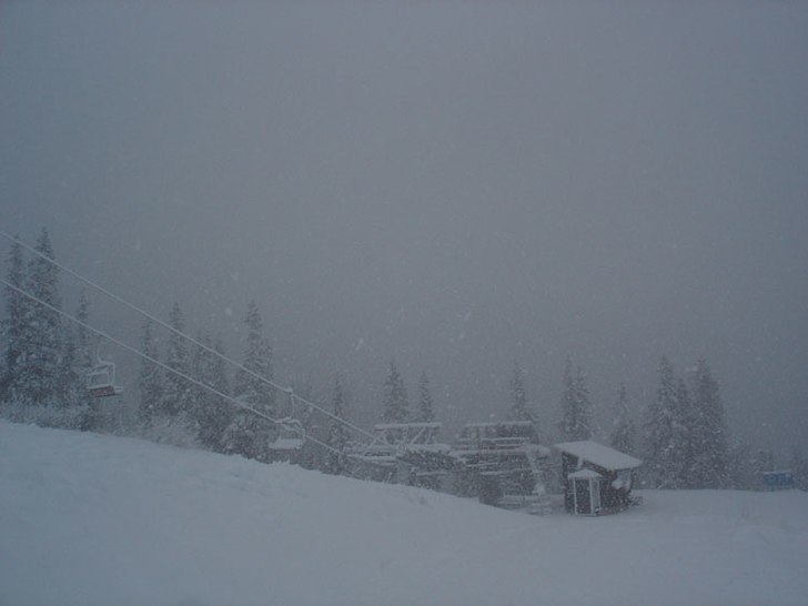 Det har snöat rejält här i Åre senaste dygnet.. Foto: M.StålSjöberg.