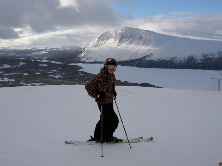 Foto: mamma. Åkare: Jag.