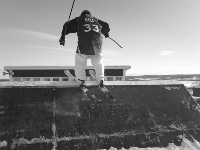 Patrik på wallriden. Foto: Anders Eriksson. Åkare: Patrik Hjelm.