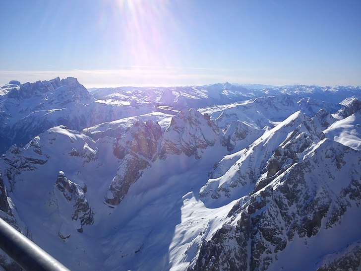 4500 meter över havet, underbar utsikt men något. Foto: Sandra Andersson.