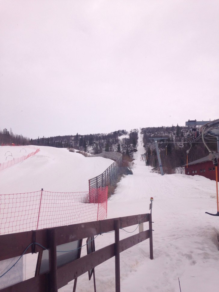 Palmesøndag????
Heisen går og det er varme vaffl.