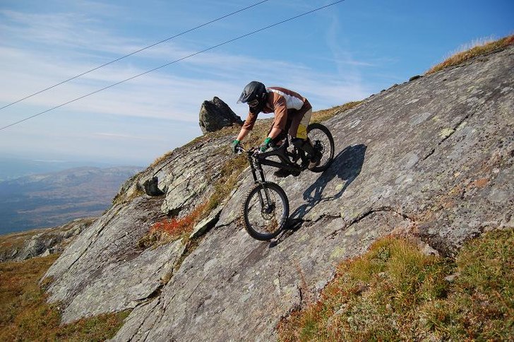 September i Åre. Foto: Henrik Kjellman. Åkare: Tim Eriksson.