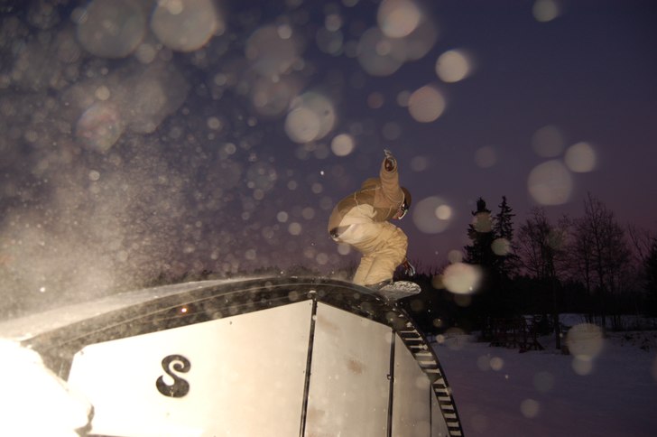 maxi i bruket. Foto: jag. Åkare: maxi.