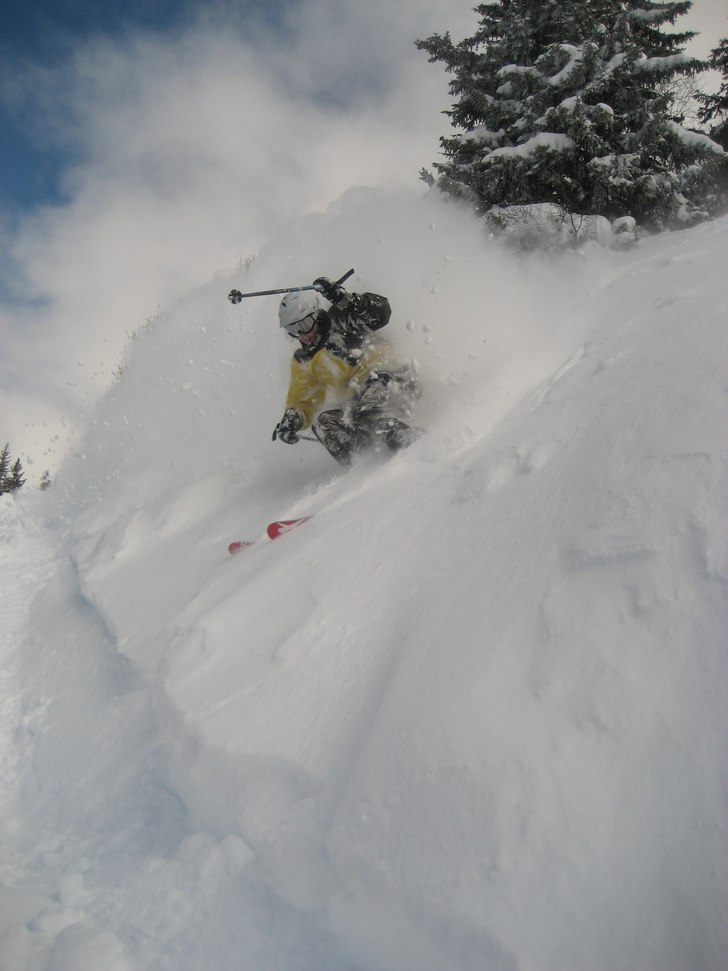 Gött med snö! :D. Foto: Per Selander. Åkare: Anton Karlsson.