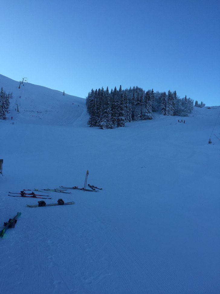 Fine forhold!????
Litt kaldt men di ivrigste er p�.