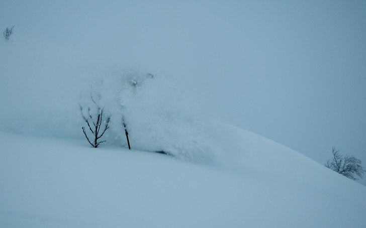Bra snö i mellandagarna. Foto: Fredrik Corin.