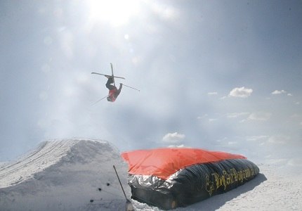 Bigairbag i Rättviksbacken. Foto: Bigairbag.