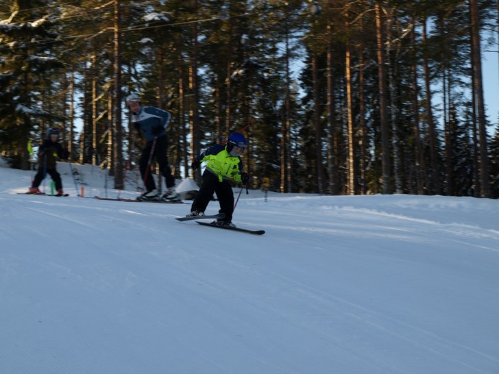 Första träningen för Fabian med Saltis slalomkl. Foto: Patrik Bredberg. Åkare: Fabian Bredberg.