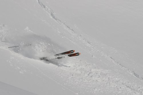 Powder landing :). Foto: Jan Ivar Kyllo. Åkare: Marius Røstad.