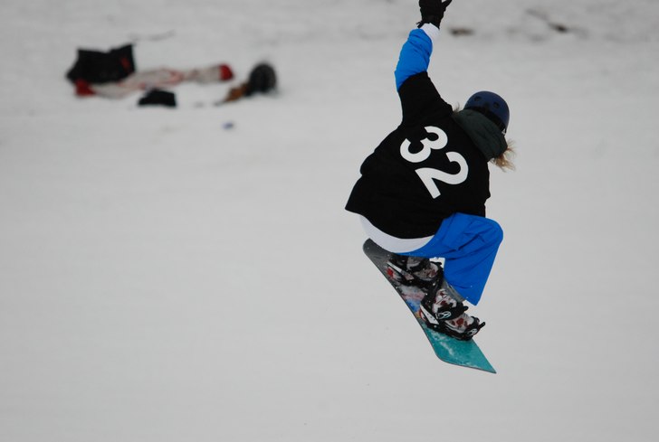 Bruket Big Air 13/3 2011 - 4:a. Foto: Peter Broström. Åkare: Hanna Lindström.