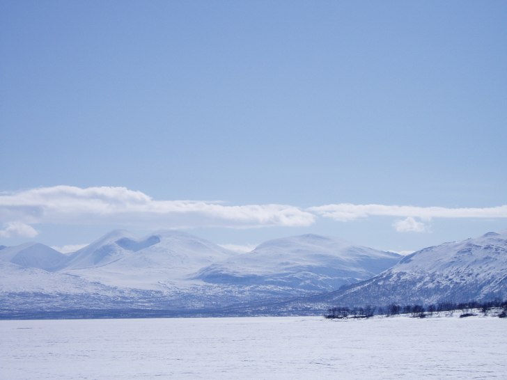 "Andra Sidan" Torneträsk i Björkliden.. Foto: Marina Wohlin.
