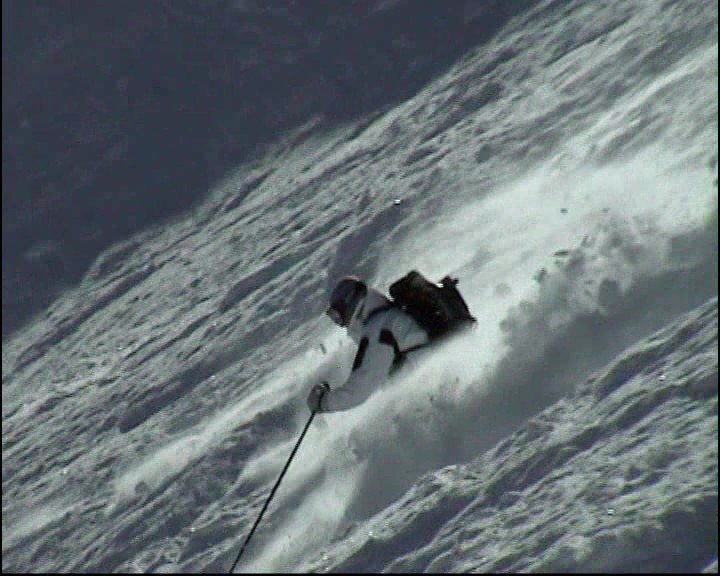 Blue sky Mountain . Foto: Mattias Fjalestad. Åkare: Dennis Fjlaleatd.
