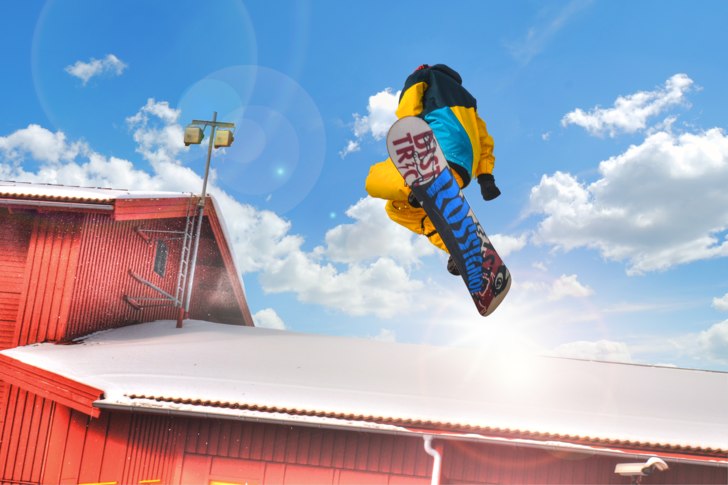 Adde flyger högt. Foto: Filip Voss Åkerström (jag). Åkare: Andreas Sjösten (addde97).