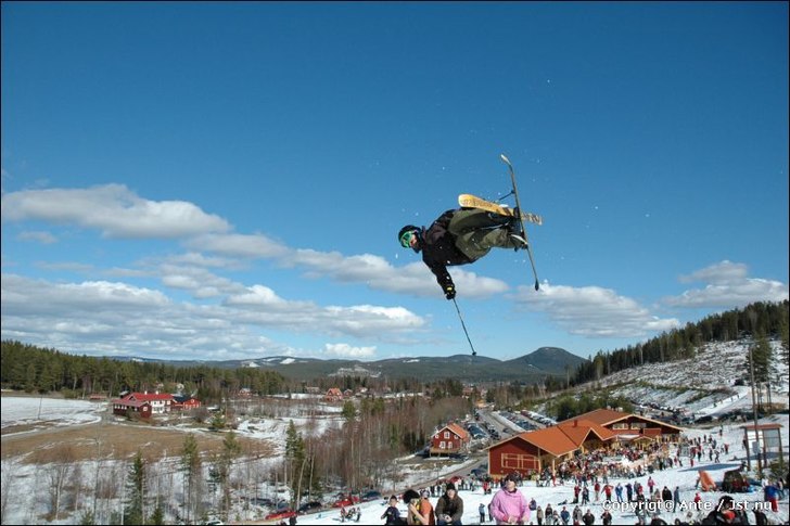 Jarse big air. Foto: Ante Fransson. Åkare: Pelle Axelsson.