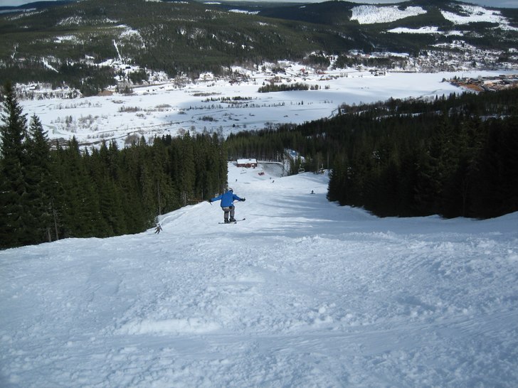 Jättehäftigt hopp!. Foto: Malin Pehrson. Åkare: Patrik Ring.
