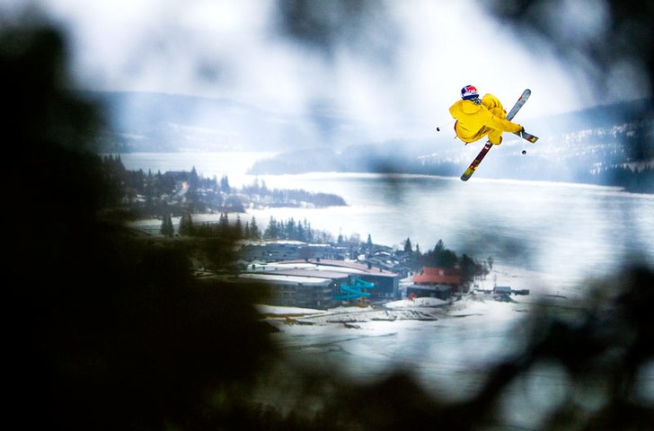 Vinnaren Russ Henshaw under JOI 2009. Hittade en a. Foto: Johan Ståhlberg. Åkare: Rush Henshaw.