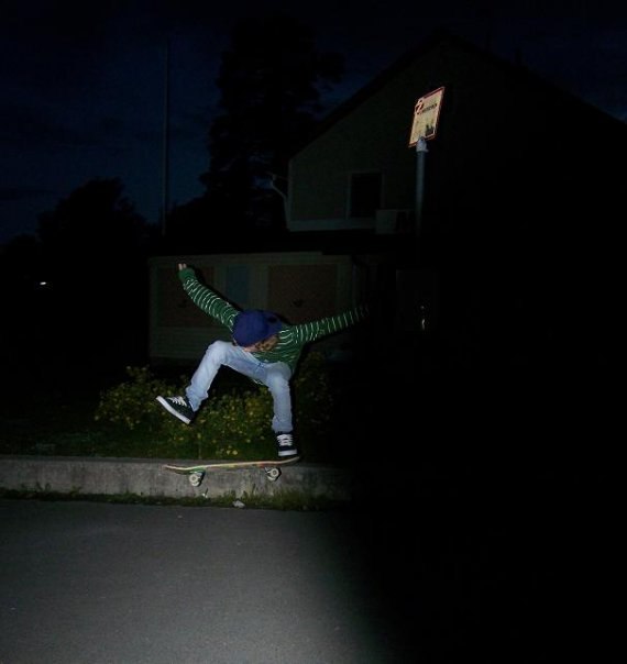 En liten ollie north.. Åkare: Jag.