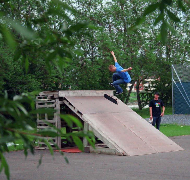 360 flip. Foto: Yngve Staberg. Åkare: Fredrik Carlson.