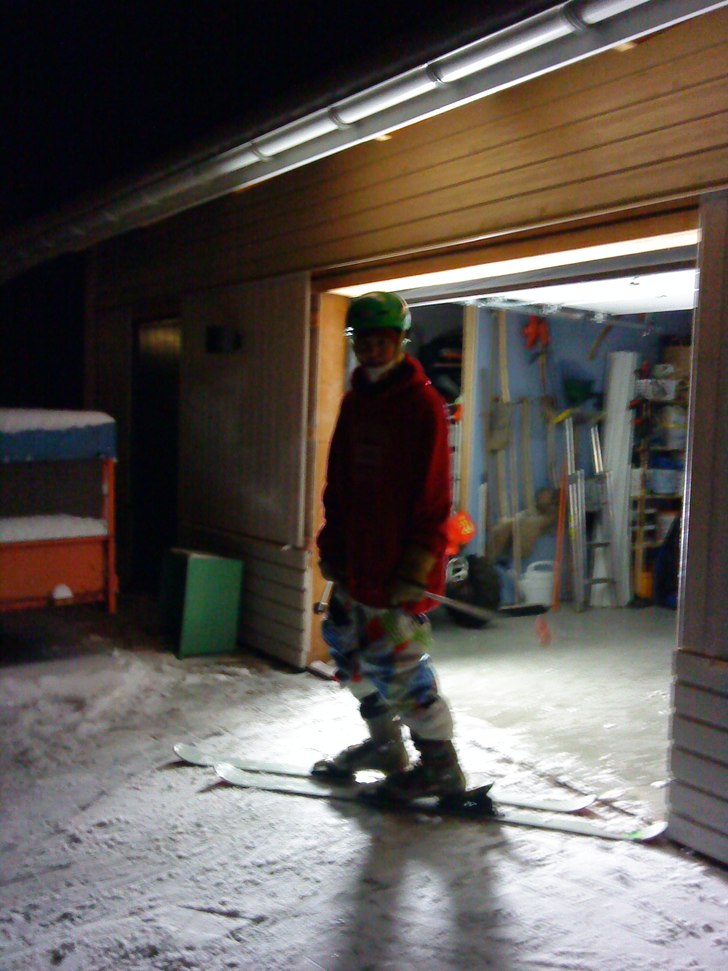 första skiddagen. Foto: min syster. Åkare: mattias bergström.