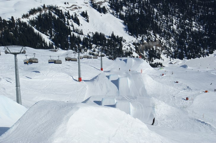 laax' kickerline . Foto: Oskar Jönsson.