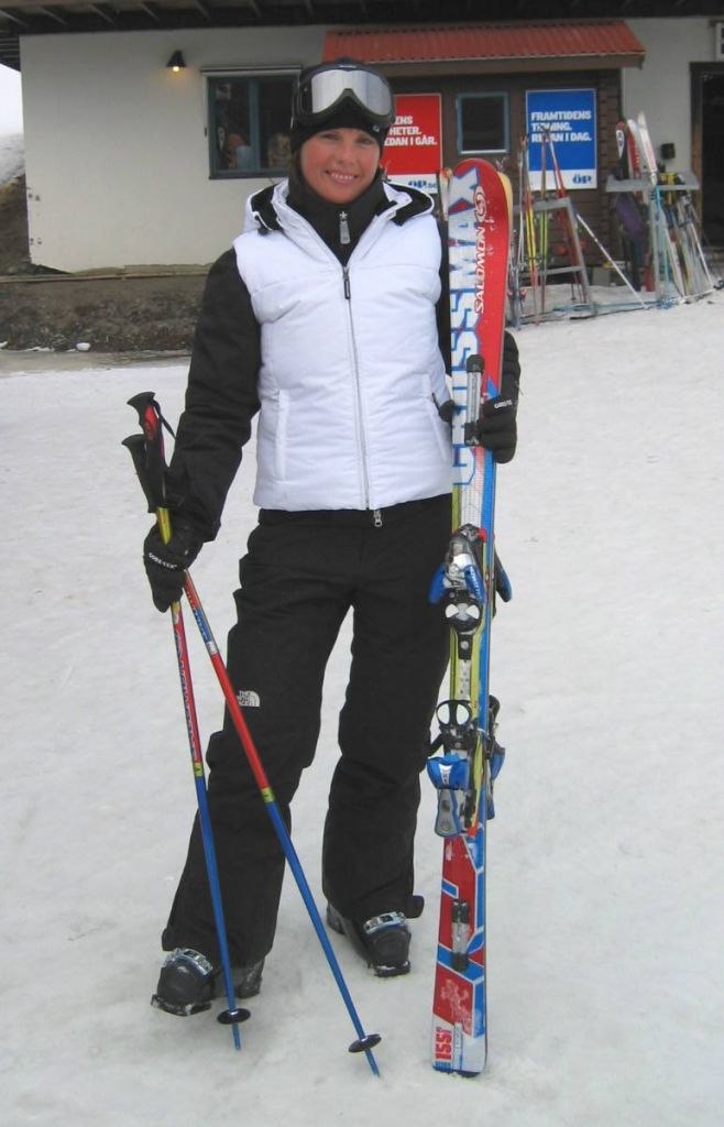 Jag i Bydalen - våren 04. Foto: Henrik. Åkare: Sandra.