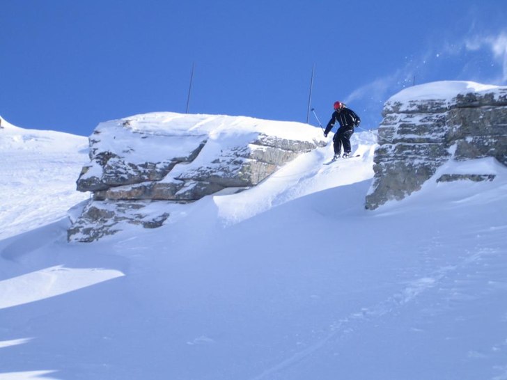 Pappa var nede en sving på besøk i vinter og han. Foto: Pappa. Åkare: Ole-Kristian Strøm.