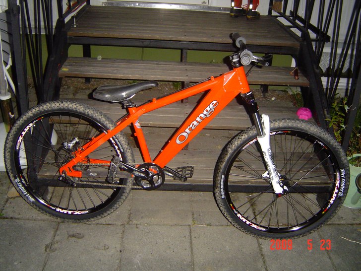 Min nya dirt cykel

En orange misele. Foto: Rasmus Fagerlund.