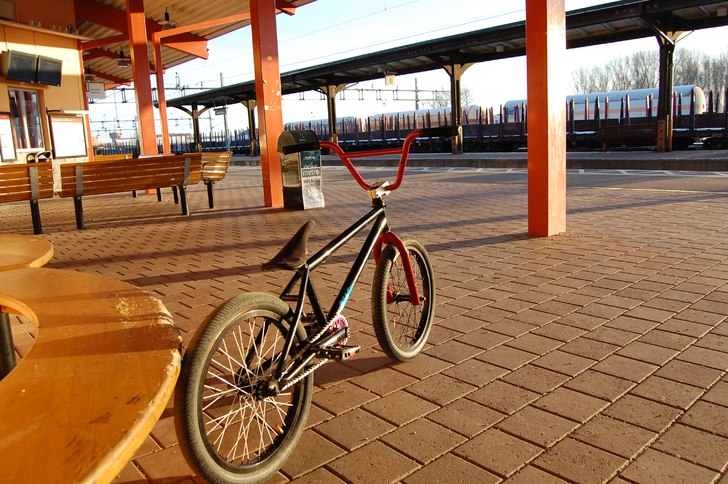 Min cykel. Foto: Jag.