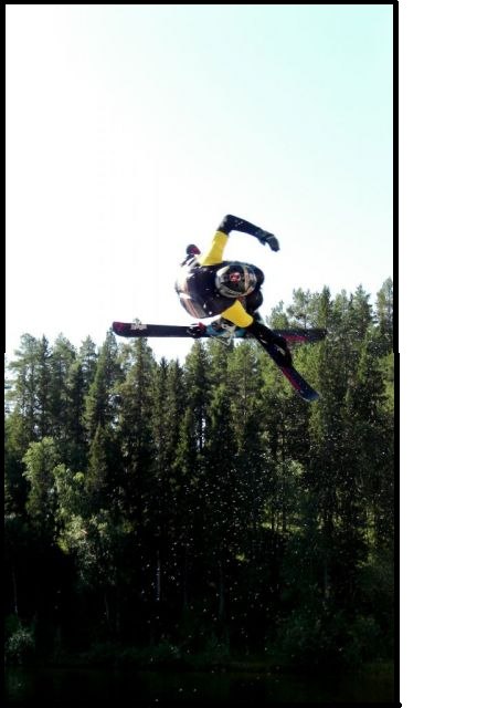 cork 7 på järpens vattenhopp. Åkare: Magnus Granér (jag).