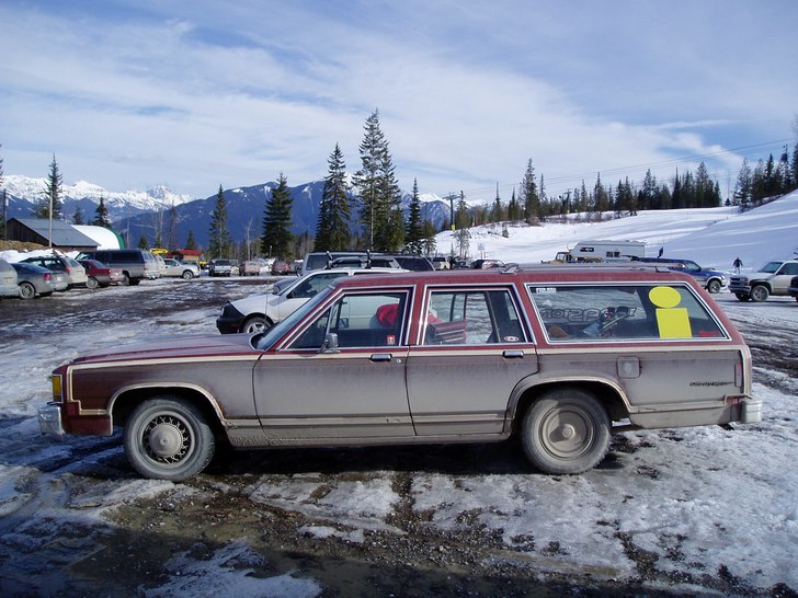 Världens bästa lastutrymme! 195 långa  skidor i. Foto: Eric Efraimsson.