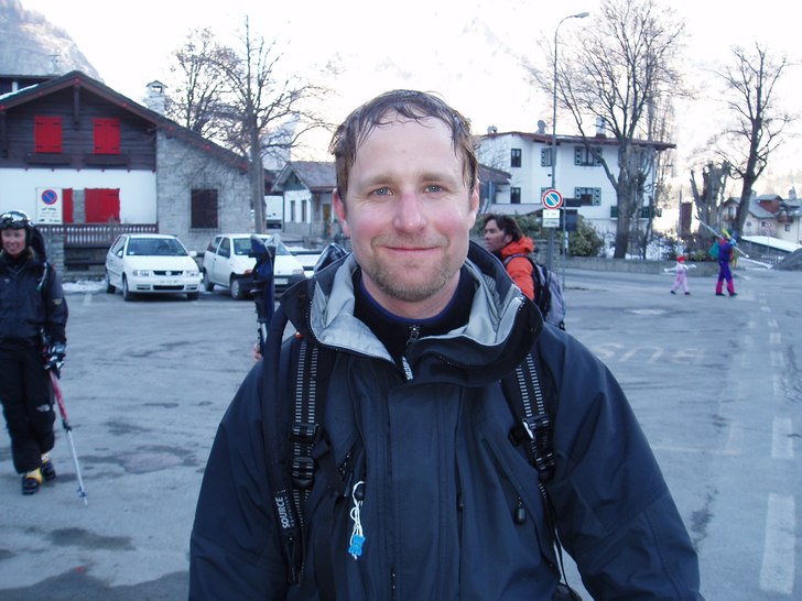 Visst är det skönt att få svetas.. Foto: Peter Hurtig. Åkare: Janne Hedin.